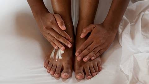 Woman feet
