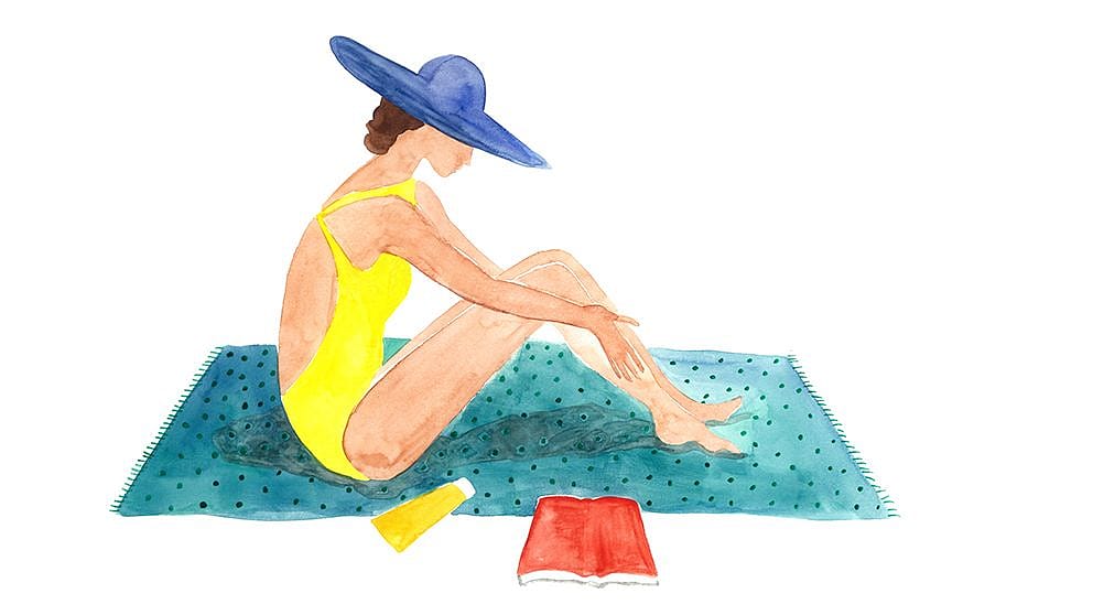 Women on the beach
