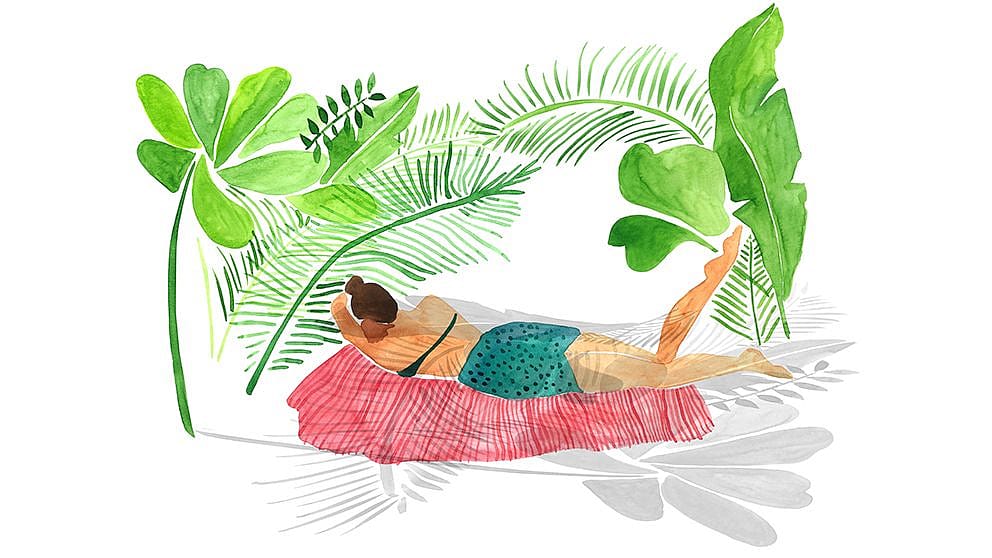 Women taking a nap