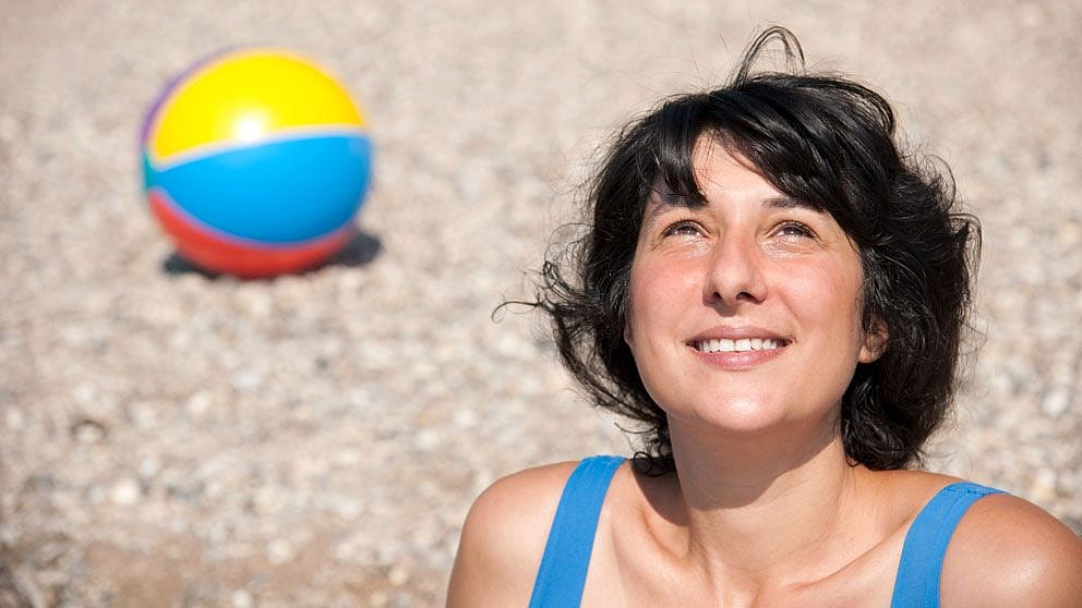 Women on the beach