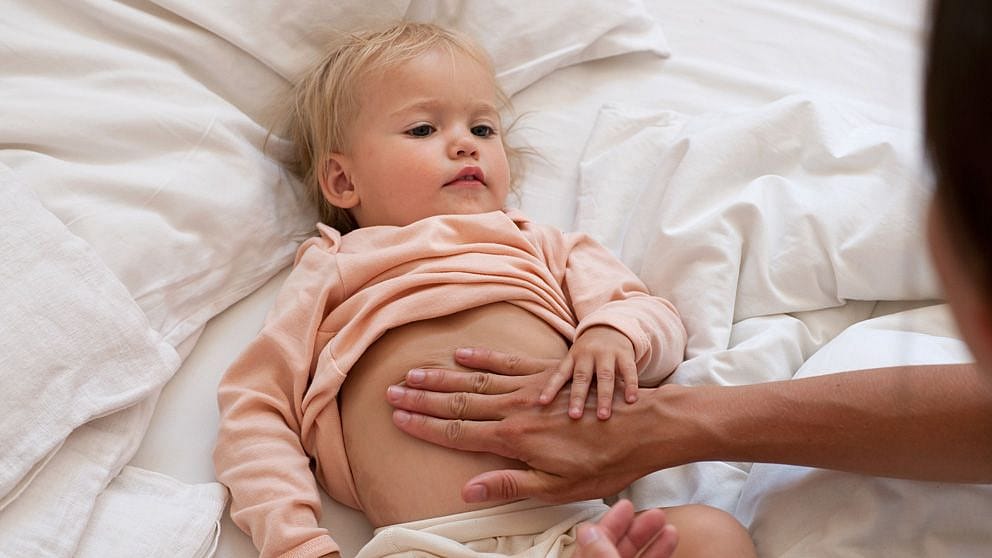 Baby Belly massage