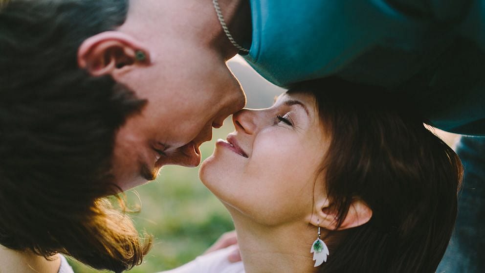 Couples smiling